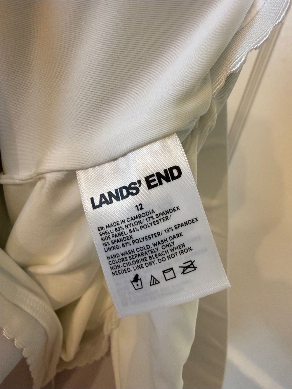 Lands End size 12 women’s bathing suit - Picture 2 of 3